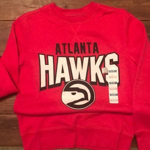 Atlanta Hawks NBA sweatshirt boys M/M 8 NEW